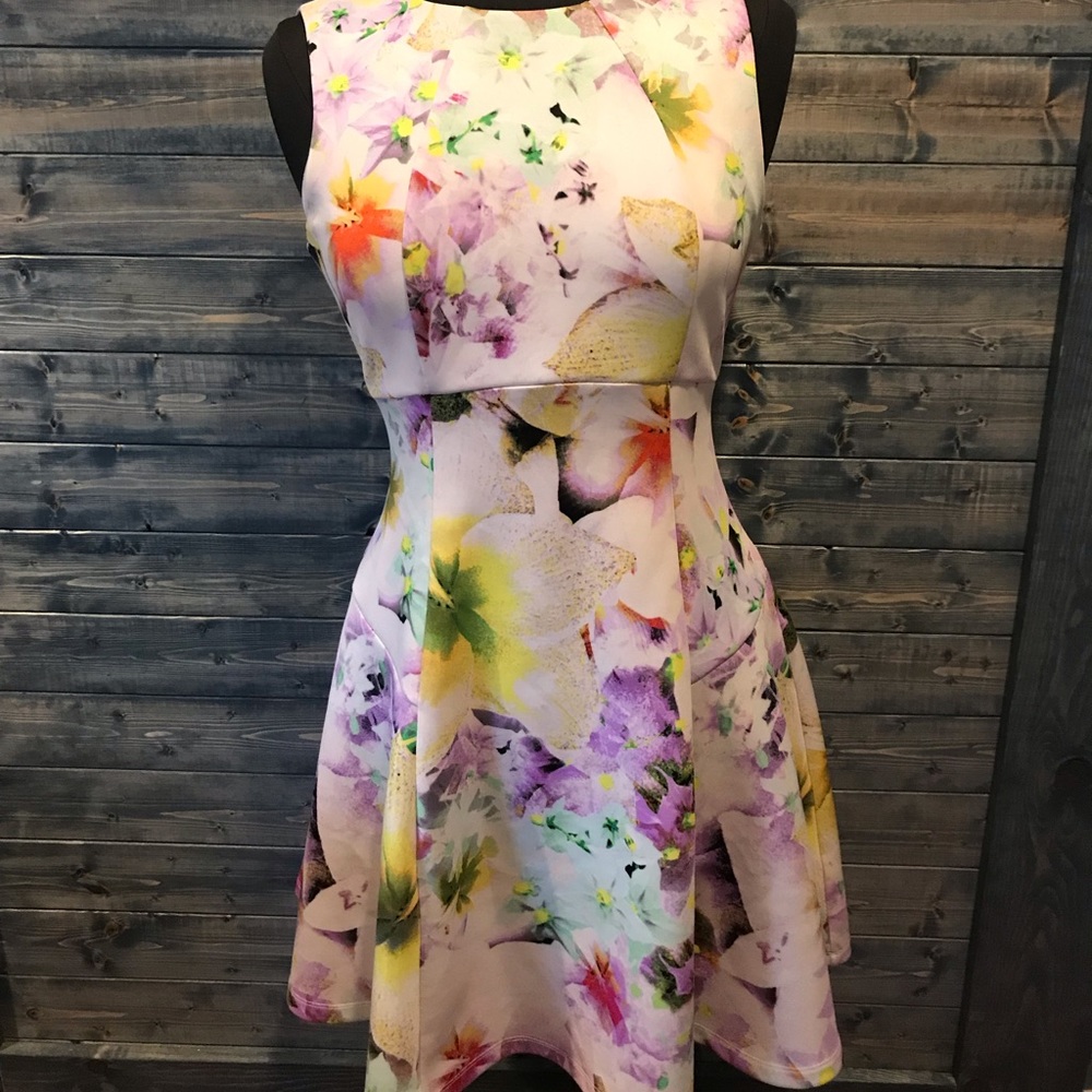 A floral spring dress